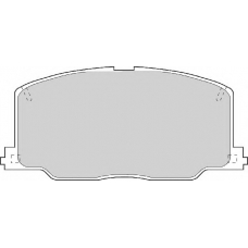FD6459A NECTO Комплект тормозных колодок, дисковый тормоз