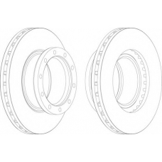 FCR167A FERODO Тормозной диск