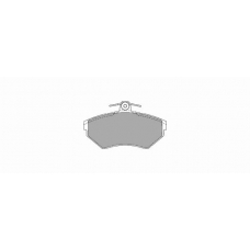 700.1 SIMER Комплект тормозных колодок, дисковый тормоз