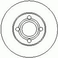 6267 10 KAWE Тормозной диск