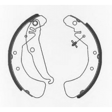 BS961 QUINTON HAZELL Комплект тормозных колодок