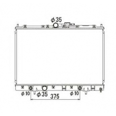 53686 NRF Радиатор, охлаждение двигателя