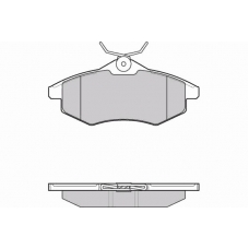 12-1008 E.T.F. Комплект тормозных колодок, дисковый тормоз