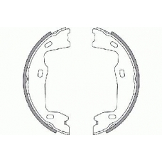 18492736347 S.b.s. Комплект тормозных колодок, стояночная тормозная с