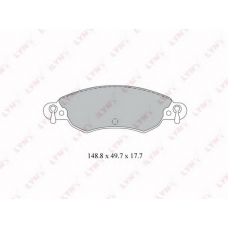 BD-2207 LYNX Комплект тормозных колодок, дисковый тормоз