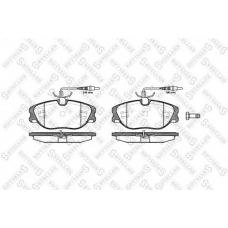 316 044B-SX STELLOX Комплект тормозных колодок, дисковый тормоз