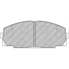 FSL1884 FERODO Комплект тормозных колодок, дисковый тормоз