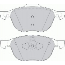 FDB1594 FERODO Комплект тормозных колодок, дисковый тормоз