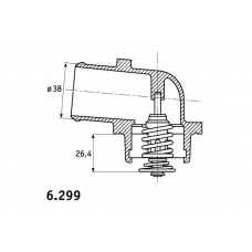 C.555.87 BEHR Термостат, охлаждающая жидкость