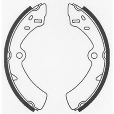 BS754 QUINTON HAZELL Комплект тормозных колодок