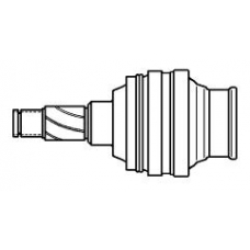 301123 LOEBRO Шарнир, приводной вал