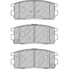 FSL1935 FERODO Комплект тормозных колодок, дисковый тормоз