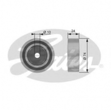 T36009 GATES Паразитный / ведущий ролик, поликлиновой ремень