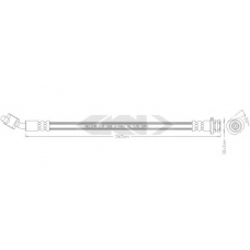 340345 SPIDAN Тормозной шланг