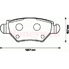 573010S STOP Комплект тормозных колодок, дисковый тормоз