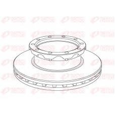 NCA1062.20 REMSA Тормозной диск