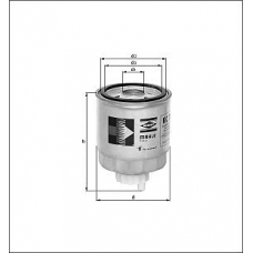 08619140 KNECHT Фильтр топливный