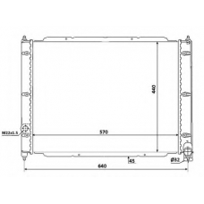 53944 NRF Радиатор, охлаждение двигателя