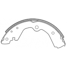 FN-1198 JNBK Колодки тормозные