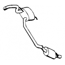 02903 WALKER Глушитель выхлопных газов конечный