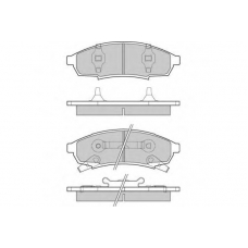 12-0778 E.T.F. Комплект тормозных колодок, дисковый тормоз
