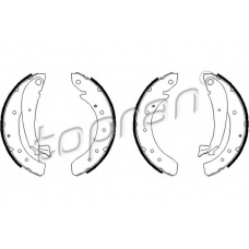 720 350 TOPRAN Комплект тормозных колодок