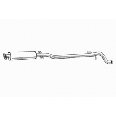 22873 WALKER Средний глушитель выхлопных газов