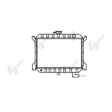 13002016 VAN WEZEL Радиатор, охлаждение двигателя