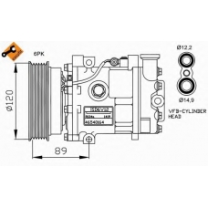 32189G NRF Компрессор, кондиционер