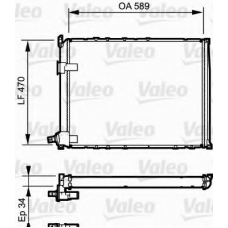 730548 VALEO Радиатор, охлаждение двигателя