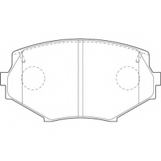 WBP23354A WAGNER LOCKHEED Комплект тормозных колодок, дисковый тормоз