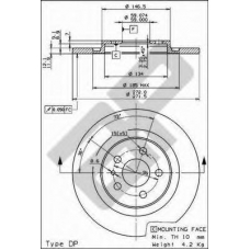 14819 AP Тормозной диск