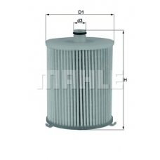 KX 245/4D MAHLE Топливный фильтр
