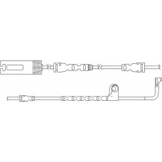 WS0326A KAWE Сигнализатор, износ тормозных колодок