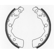 BS1119 QUINTON HAZELL Комплект тормозных колодок