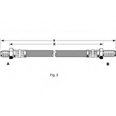 PHC129 TRW Тормозной шланг