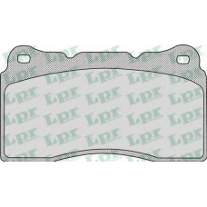 05P951 LPR Комплект тормозных колодок, дисковый тормоз