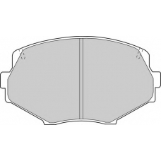 DBP321011 DURON Комплект тормозных колодок, дисковый тормоз