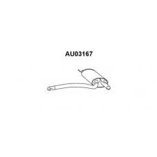 AU03167 VENEPORTE Предглушитель выхлопных газов