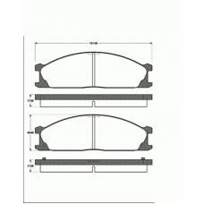 1501222215 S.b.s. Комплект тормозных колодок, дисковый тормоз
