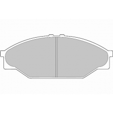 FD6823A NECTO Комплект тормозных колодок, дисковый тормоз