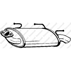 145-189 BOSAL Глушитель выхлопных газов конечный