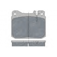 SP 103 PR SCT Комплект тормозных колодок, дисковый тормоз