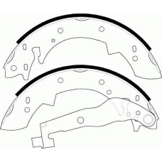 FSB526 FERODO Комплект тормозных колодок