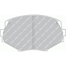 FSL1011 FERODO Комплект тормозных колодок, дисковый тормоз