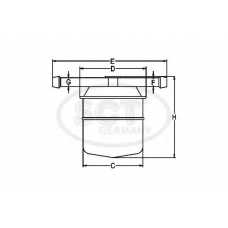 ST 336 SCT Топливный фильтр
