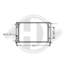 8504816 DIEDERICHS Радиатор, охлаждение двигателя