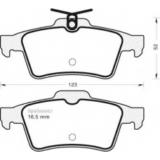 1073 MGA Комплект тормозных колодок, дисковый тормоз