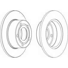 DDF321-1 FERODO Тормозной диск