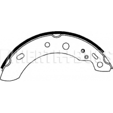 J3501057 NIPPARTS Комплект тормозных колодок